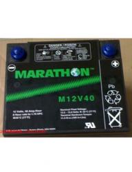 cnb蓄電池M12V40 GNB電池 Marathon M系列